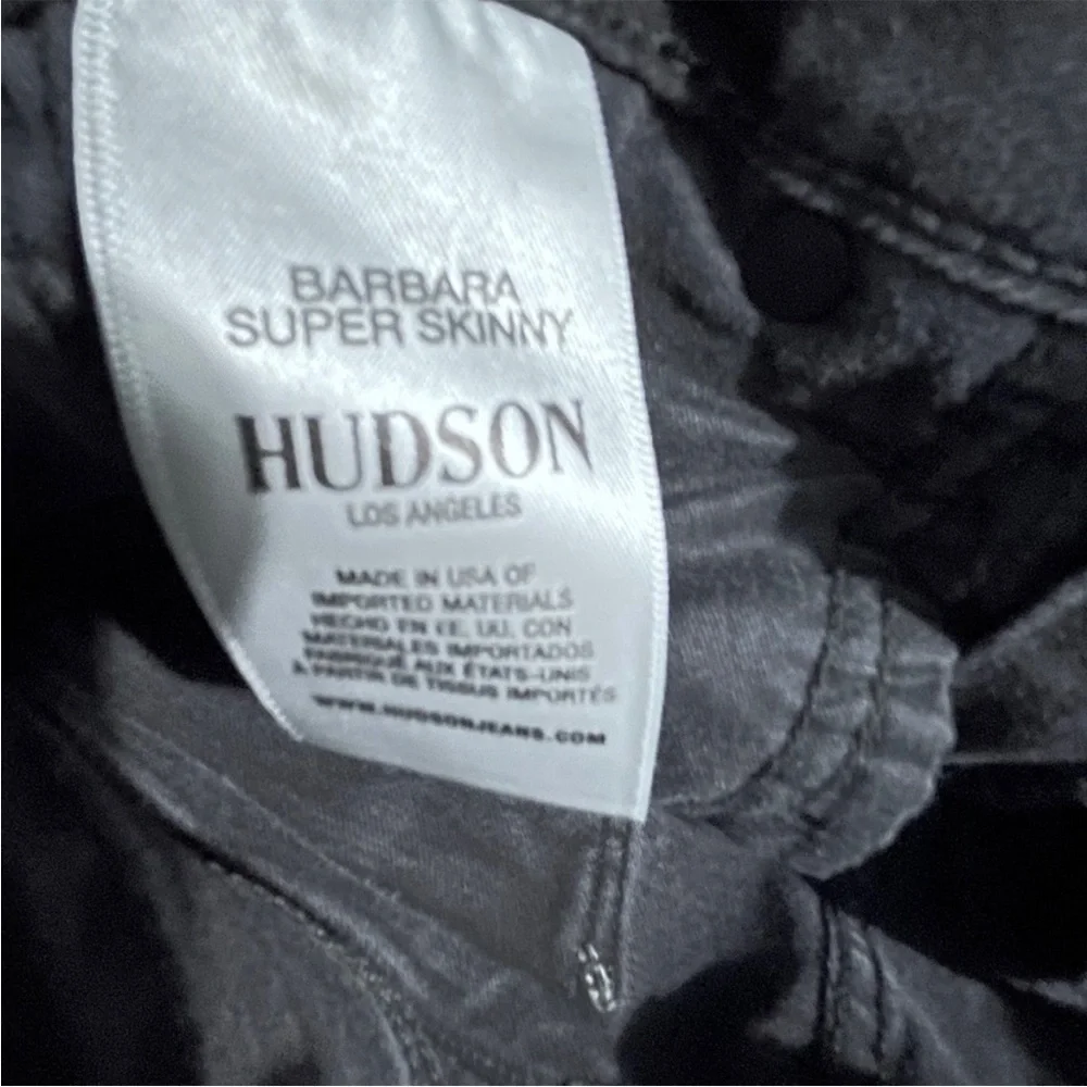 Hudson Barbara Super Skinny Jeans Flap pocket size 27